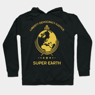 Super Earth Diving Into Hell - Liberty Hoodie